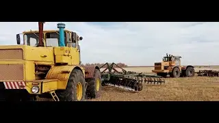 К-700 # К-701 # Пахота +дискование. Сезон 2020.