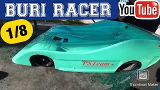 ⚡️TEST ESSAIS BURI RACER 1/8 PANCAR sur CIRCUIT - 2x2S CHASSIS CARBONE MOTEUR HOBBYWING 2200Kv⚡️