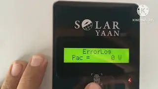 Solaryaan inverter on grid .iso fault 
