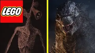 LEGO GODZILLA VS SIREN HEAD