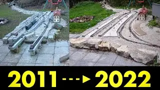 11 YEARS of GARDEN RAILROADING ... thats my story!