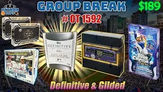 TOPPS DEFINITIVE EARLY RELEASE Breaks! National Treasures & More!