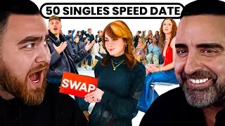 LosPollosTV And Dad React To 50 singles speed date in front of strangers | season 5