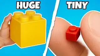 Tiny LEGO vs Giant LEGO