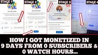 Achieved In 9 Days_How To Get Monetized On YouTube Fast | YouTube Monetization Hack | Adsense Hacked
