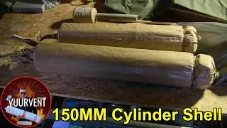 150mm Cylindershell - Intrecci - Controbombe - Controcolpo - VUURWERK - FIREWORKS - FEUERWERK