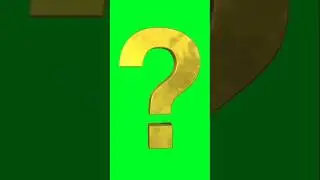 question mark greenscreen 