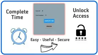 How to Make Complete Timer to Unlock Access Feature in Sketchware App