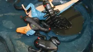 ЧЕРНАЯ СЛИЗЬ И ЧЕРНЫЕ МЕРЗОСТИ!!! Динозавры. Мультики для детей. Игрушки