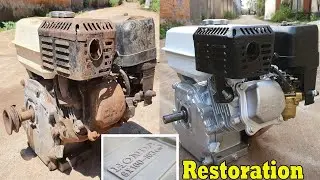Restoration Engine HONDA GX160 (My First Time)