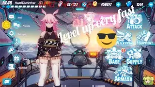Honkai Impact 3rd level up very fast and get as much exp as possible