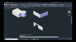 UNION SUBTRACT INTERSECT Commands in AutoCAD 3D  | Lecture No 9