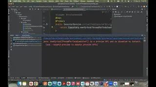 Fixing the runtime issue for the JDK 21 virtual threads enable.