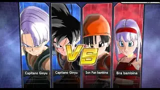 XV2 (PC): Ginyu (Goten bambino)&Ginyu (Trunks bambino) vs Pan bambina DBGT&Bra bambina DBGT