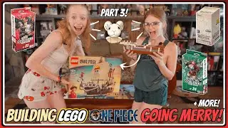 Building the Brand New LEGO One Piece Going Merry + Opening 25th Collection Booster Packs! Part 3
