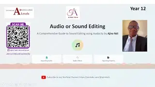 AS Level Information Technology (9626) Audio Editing || Complete Lesson Teaching || Audacity