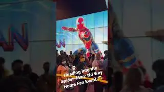 At the Spider-Man: No Way Home Fan Event in Sherman Oaks!