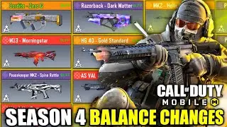 Season 4 Huge MP & BR Balance Changes! Buffs & Nerfs For Cod Mobile Season 4!