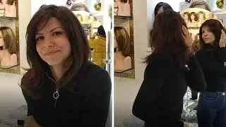 🍭 Видео с примерки немецкого парика Alive от Ellen Wille (магазины париков в СПб и Москве)