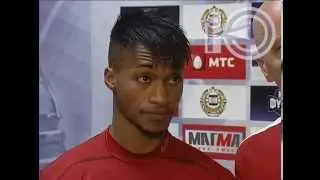 22 тур. "Мордовия" - "Амкар" 1-0. Интервью с участниками матча