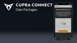 CUPRA CONNECT | How to purchase data packages
