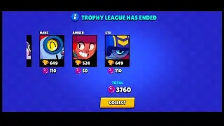 39000 STAR POINTS TROPHY LEAGUE SEASON RESET REWARD. #brawlstars