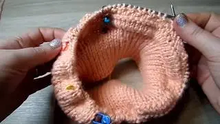 How to knit a sprout on top. Raglan epaulette with knitting needles. Part 1/2