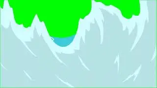 Ocean Waves Green Screen