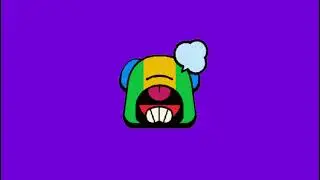 LEON ANIMATED PINS GREEN SCREEN BRAWL STARS