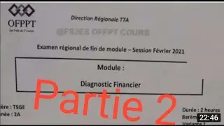 Correction de l'efm en diagnostic financier sur le bilan financier et les ratios. 2ème partie