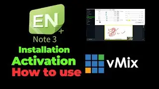 ✔️ Note -3 Activate key | How to use Note 3 Software | vMix use Note -3 software | Education video