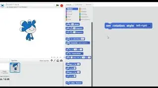 Scratch Tutorial - How to set rotation style of a sprite?