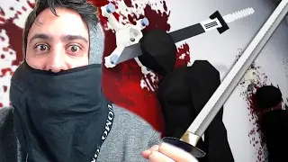 HOW NOT TO USE A GRENADE!! FAIL NINJA. Sword with Sauce