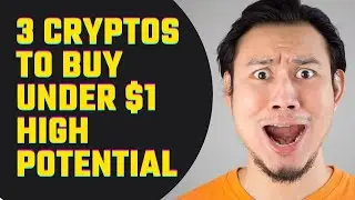 3 Cryptos to BUY for UNDER $1 BEFORETHEY EXPLODE #shorts