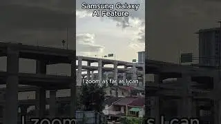 AI Feature on Samsung Galaxy S24 Ultra for extreme zooming details!