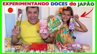 TESTING JAPANESE SWEETS WITH MY DAD - Tasting Japanese Sweets | NICOLE DUMER