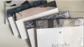 unboxing seventeen 4th full album 'face the sun' ♡ all 5 versions + weverse pob/fansign photocards