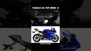 Yamaha R6 Top Speed ☠️ | Acceleration