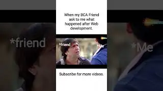 B.TECH VS BCA || #fun #comedy #akshykumar #bcameme #coding