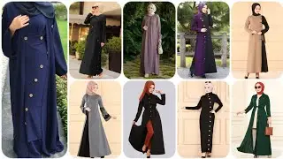 Button abaya design collection