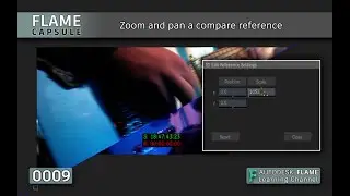 Flame Capsule 009 - Zoom and Pan a compare reference - Flame 2021
