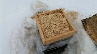 Крыша поехала, но пчёлы живы.