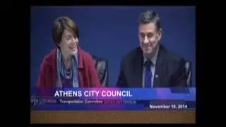 Athens City Council - November 10, 2014