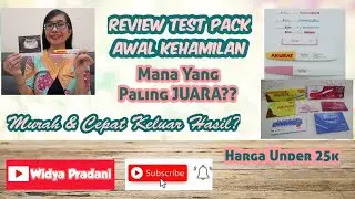 REVIEW 7 TEST PACK UNTUK AWAL KEHAMILAN | MURAH DAN CEPAT KELUAR HASIL