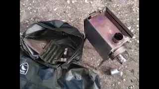 Дровяная печь для палатки Мини от компании Берег