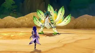 Jadeplume terrorshroom Genshin new boss first fight