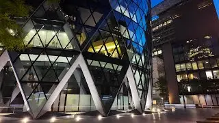 [4K] 5am City of London Walking Tour | Square Mile Skyscrapers