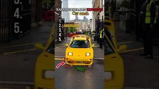 Ranking the most expensive car crashes. 