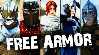 The Best FREE Armor Packs For Skyrim in 2022 Showcase | Mordhau Armor Pack by Team TAL | Part 1