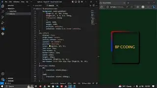 Make a animating border in HTML & CSS | HTML | CSS | Tutorial Part-1 | BP CODING